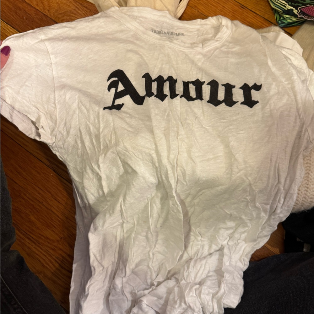 Amour T shirt - Zadig & Voltaire. Great condition.